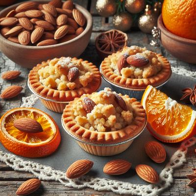 Image of Orange and Almond Crumble Christmas Mince Pies