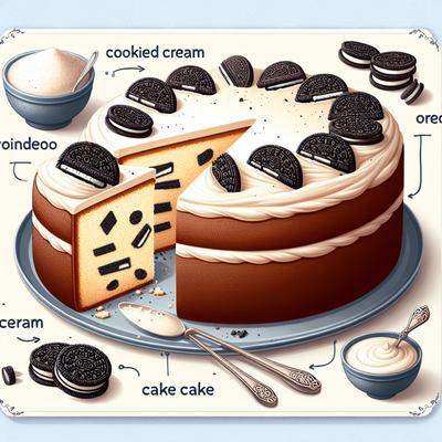 Image of Oreo Pound Cake or Cookies N Cream Pound Cake or the Cake That I