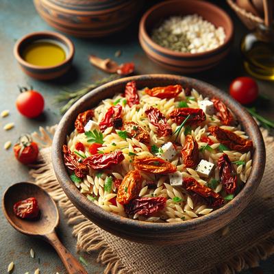 Image of Orzo Salad with Sun Dried Tomatoes