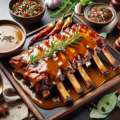 Image of Oven Baked Country Ribs with Gravy