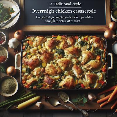 Image of Overnight Chicken Casserole for Fifty
