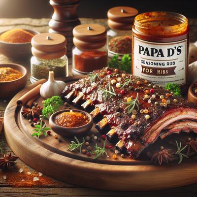 Image of Papa D's Seasoning Rub for Ribs