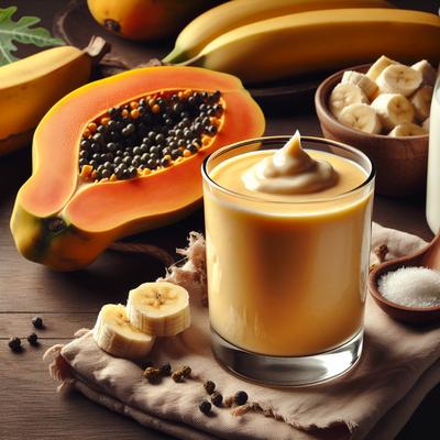 Image of Papaya Banana Smoothies