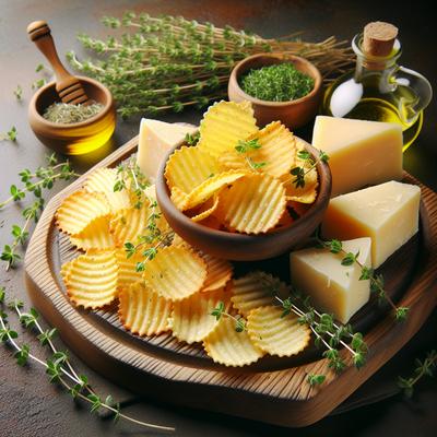 Image of Parmesan and Thyme Crisps