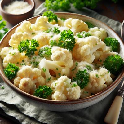 Image of Parmesan Cauliflower and Parsley Salad