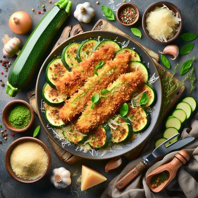 Image of Parmesan Crusted Zucchini