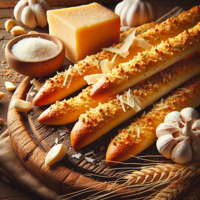 Image of Parmesan Garlic Breadsticks