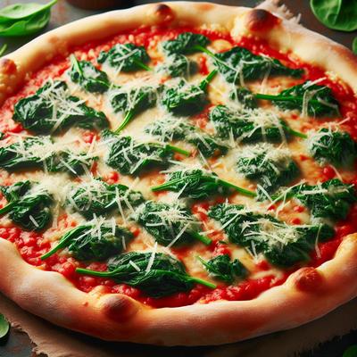 Image of Parmesan Spinach Pizza