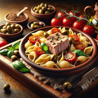 Image of Pasta Shells with Tuscan Tuna