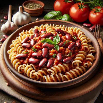 Image of Pasta with Red Kidney Beans
