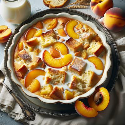 Image of Peach Bread Pudding