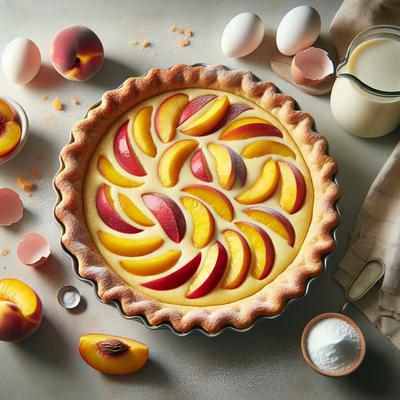 Image of Peach Custard Pie