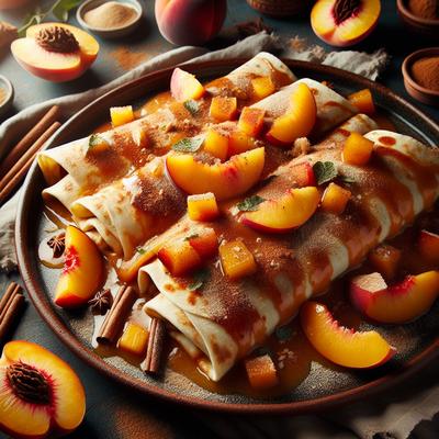 Image of Peach Enchiladas
