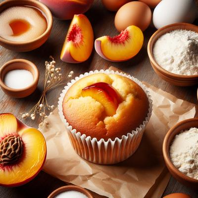 Image of Peach Shortcake Muffins