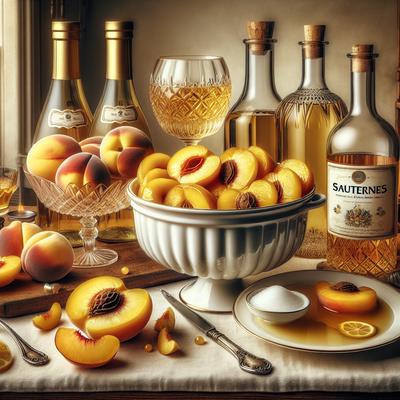 Image of Peaches in Sauternes
