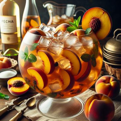 Image of Peachy Iced Tea Sangria