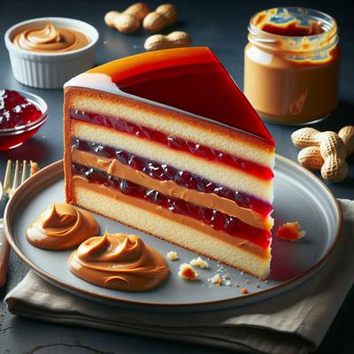 Image of Peanut Butter and Jelly Cake