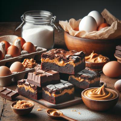 Image of Peanut Butter Truffle Brownies