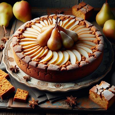 Image of Pear Gingerbread Cake