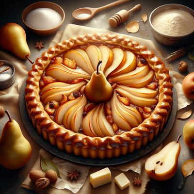 Image of Pear Tarte Medieval Pear Pie