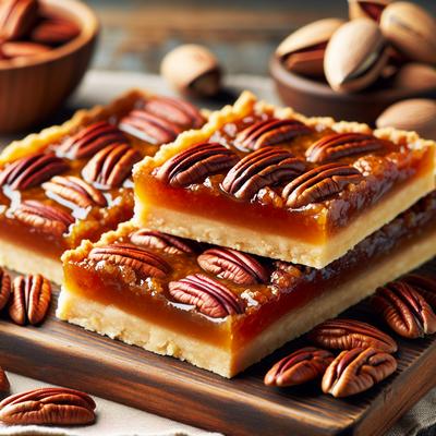Image of Pecan Pie Bars Paleo Gluten Free