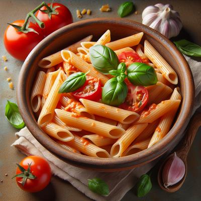 Image of Penne with Light Rosy Tomato Sauce
