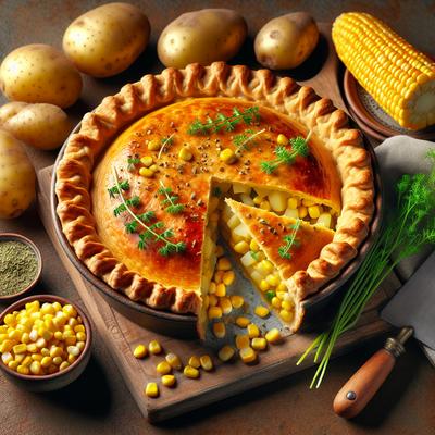 Image of Pennsylvania Dutch Corn Pie