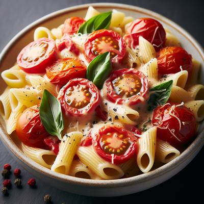 Image of Pepper Jack Pasta with Tomatoes