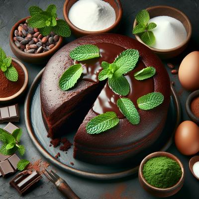 Image of Peppermint Chocolate Cake