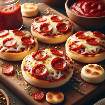 Image of Pepperoni English Muffin Pizzas