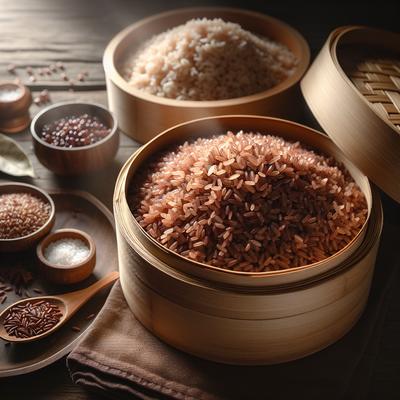 Image of Perfect Brown Rice in a Steamer