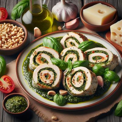 Image of Pesto Chicken Roll Ups