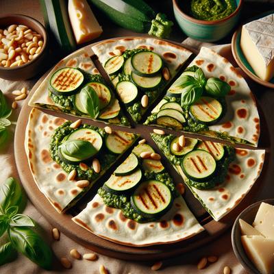 Image of Pesto Zucchini Quesadillas