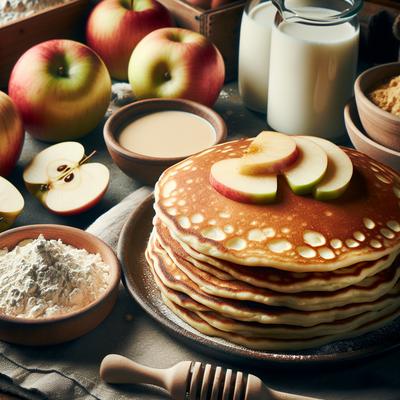 Image of Pfannkuchen Pancakes with Apples