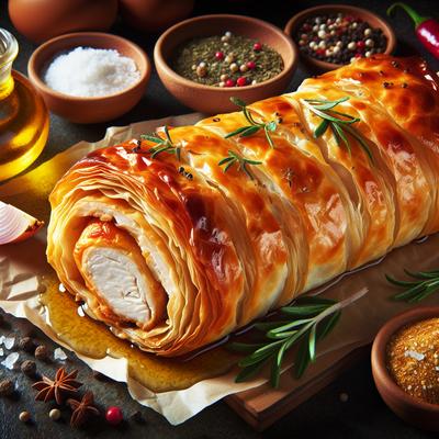 Image of Phyllo Chicken Roll Oamc