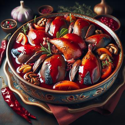 Image of Pigeon Casserole in Red Wine Sauce