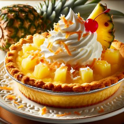 Image of Pina Colada Cream Pie