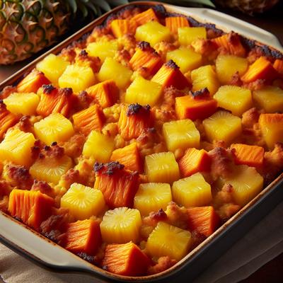Image of Pineapple and Sweet Potato Casserole