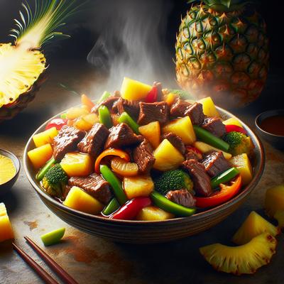 Image of Pineapple Beef Stir Fry