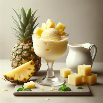 Image of Pineapple Buttermilk Sherbet