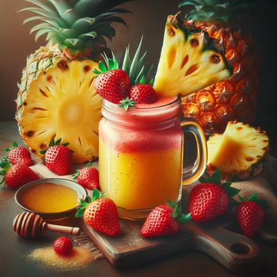 Image of Pineapple Strawberry Smoothie 2 Pt Ww
