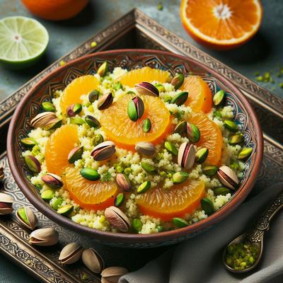 Image of Pistachio and Citrus Couscous Salad