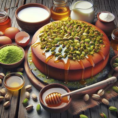 Image of Pistachio Cake from Scratch