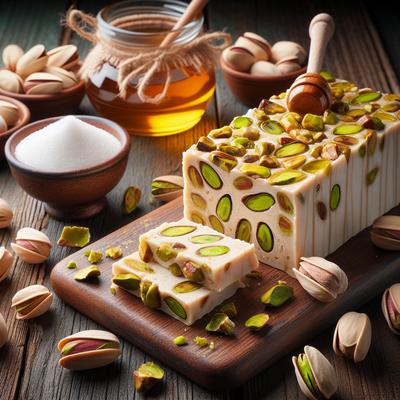 Image of Pistachio Honey Torrone