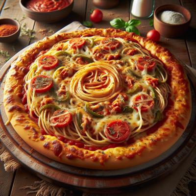 Image of Pizza Spaghetti Pie