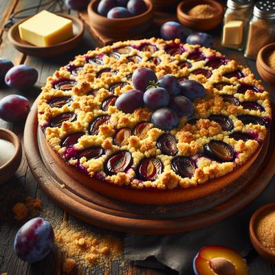 Image of Plum Streusel Kuchen