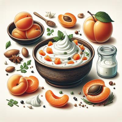 Image of Poached Apricots with Greek Yogurt