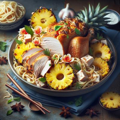 Image of Polynesian Pineapple Turkey and Noodles