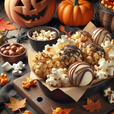 Image of Popcorn Balls a Special Treat for Halloween