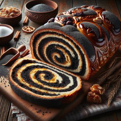 Image of Poppy Seed Roll Makowiec Bread Machine Method